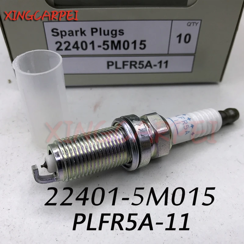 

4 шт. 22401-5M015 PLFR5A-11 иридиевая свеча зажигания для Nissan Infiniti FX35 FX45 Suzuki 224015 M015 PLFR5A11 22401-5M016 PLFR6A11