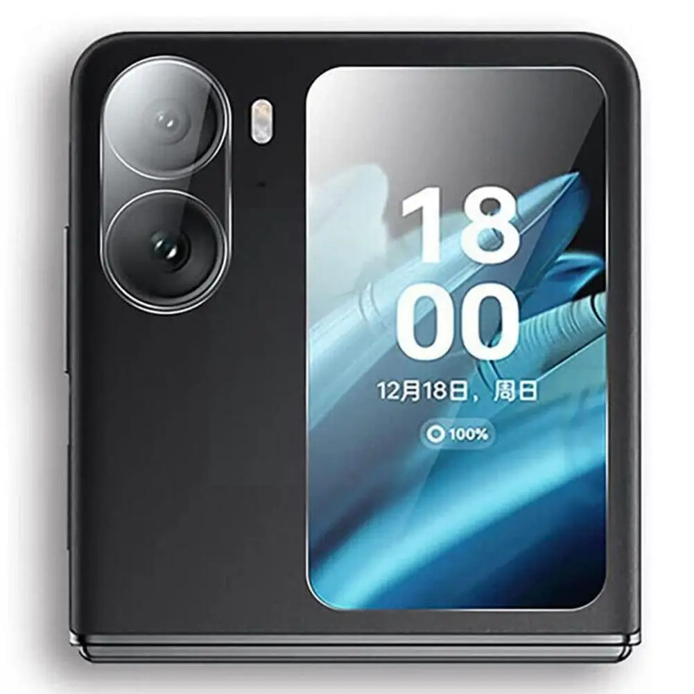 2 в 1 для OPPO Find N2 флип-протектор экрана из закаленного стекла Защита объектива