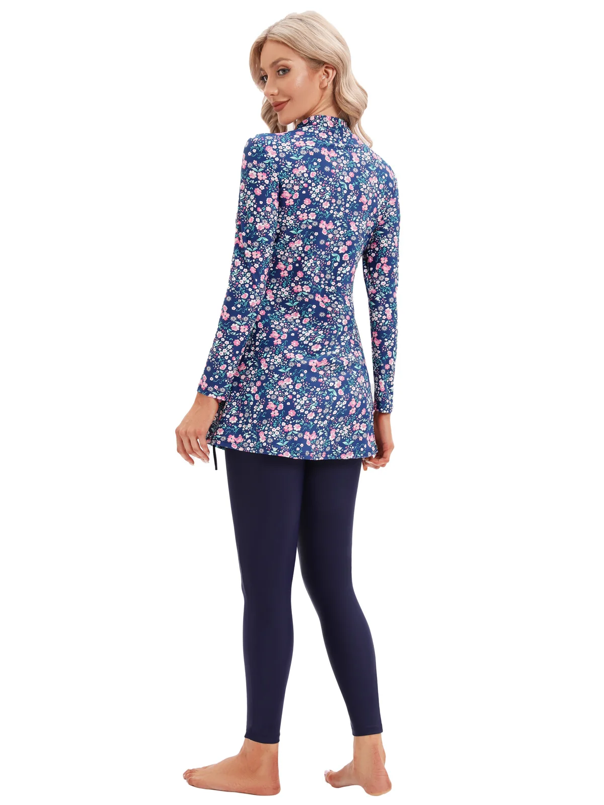 Мусульманский купальник женский эластичный полноразмерный с принтом одежда Lslamic