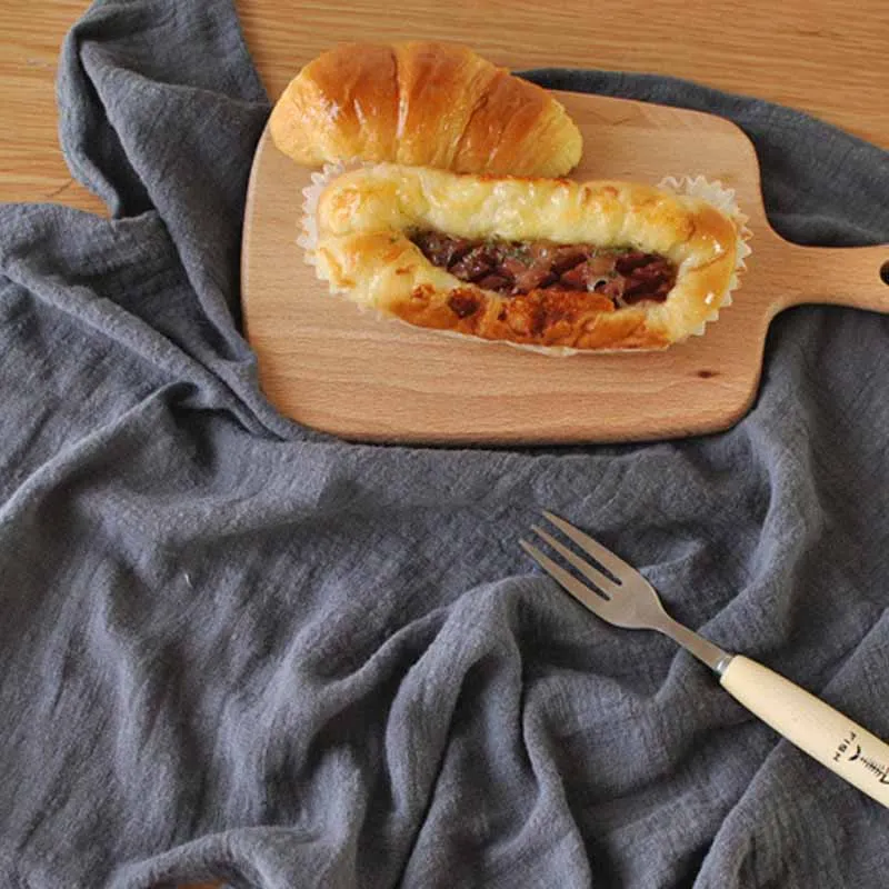 Простая хлопковая скатерть 45x65 см домашняя кухонная салфетка коврик для еды