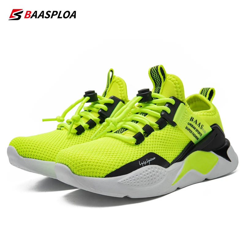 Baasploa Children Shoes Fashion New Outdoor Recreational Running Sneakers for Boys Girls with Mesh Surface Breathable Non-Slip enlarge