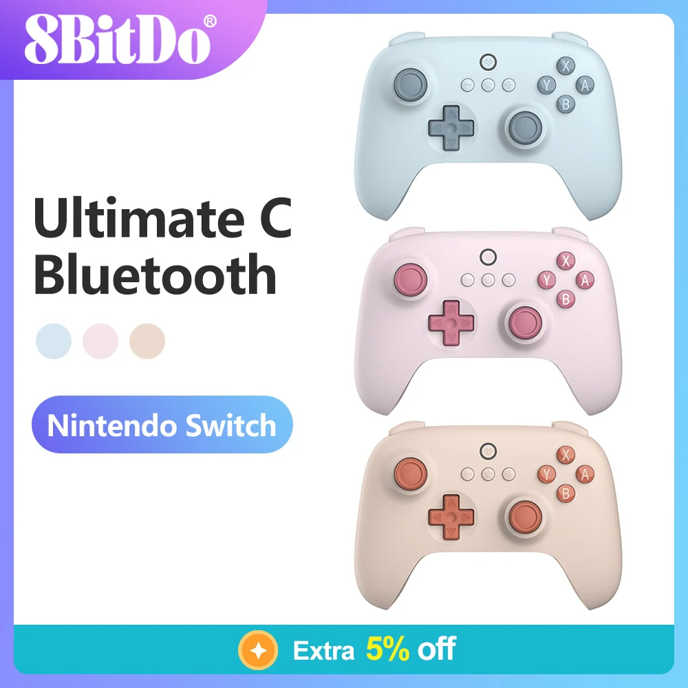 8bitdo Ultimate C беспроводной джойстик ALPS игровой Bluetooth-контроллер совместимый с Nintendo