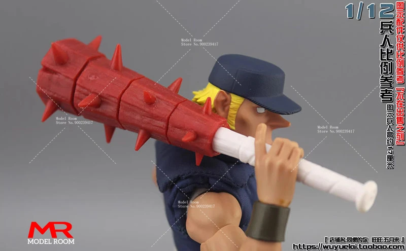 Масштаб 1/12 пластиковый нож для нарезки молоток костыль оружие модель оружия