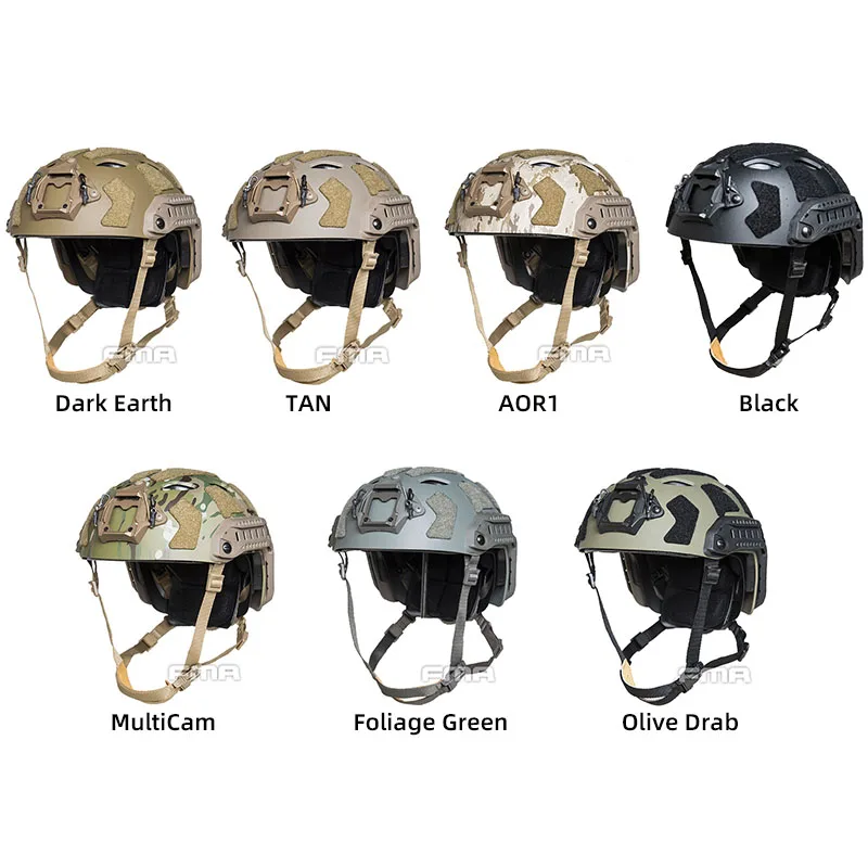 

FMA Hunting Tactical Caza Helmet Fast Sf W/ Nvg Shroud Rail Headwear For Airsoft Skirmish Military Equipment Gear