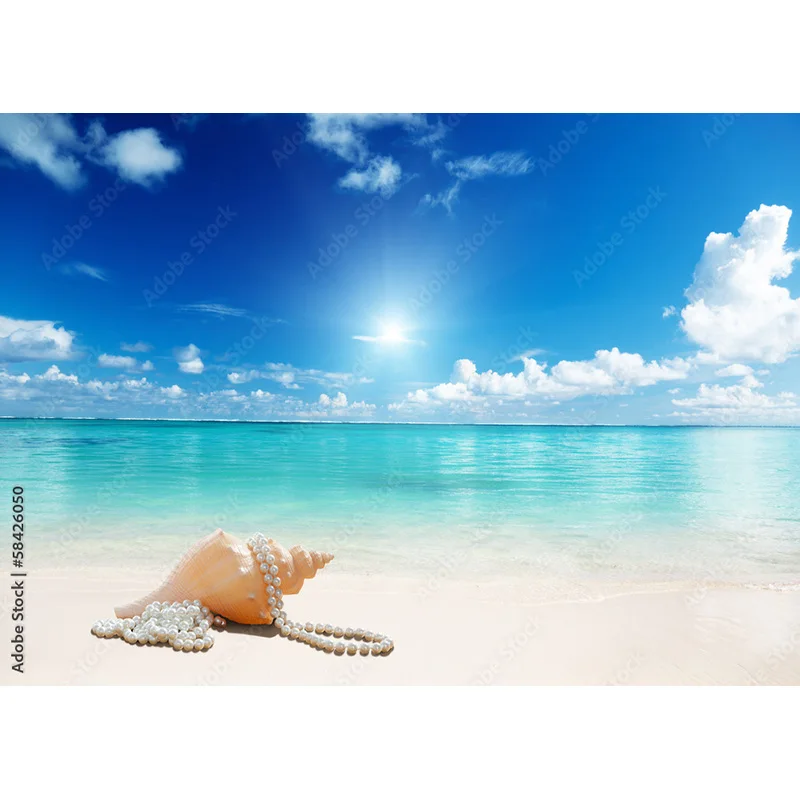 Фон для фотосъемки с изображением тропического моря