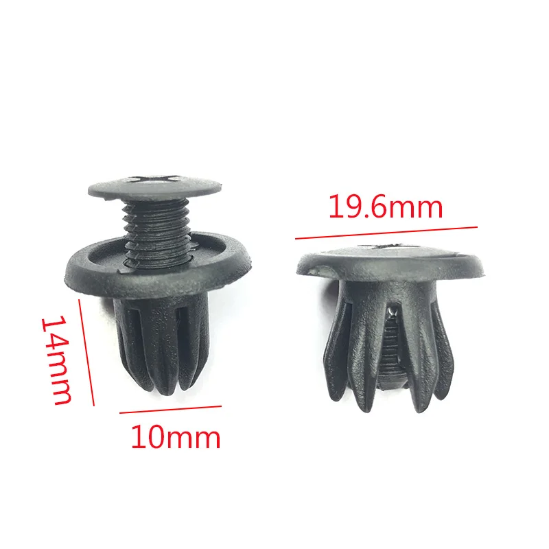 10 мм винт для бампера пластиковые заклепки крепежные зажимы Toyota Chery Ford