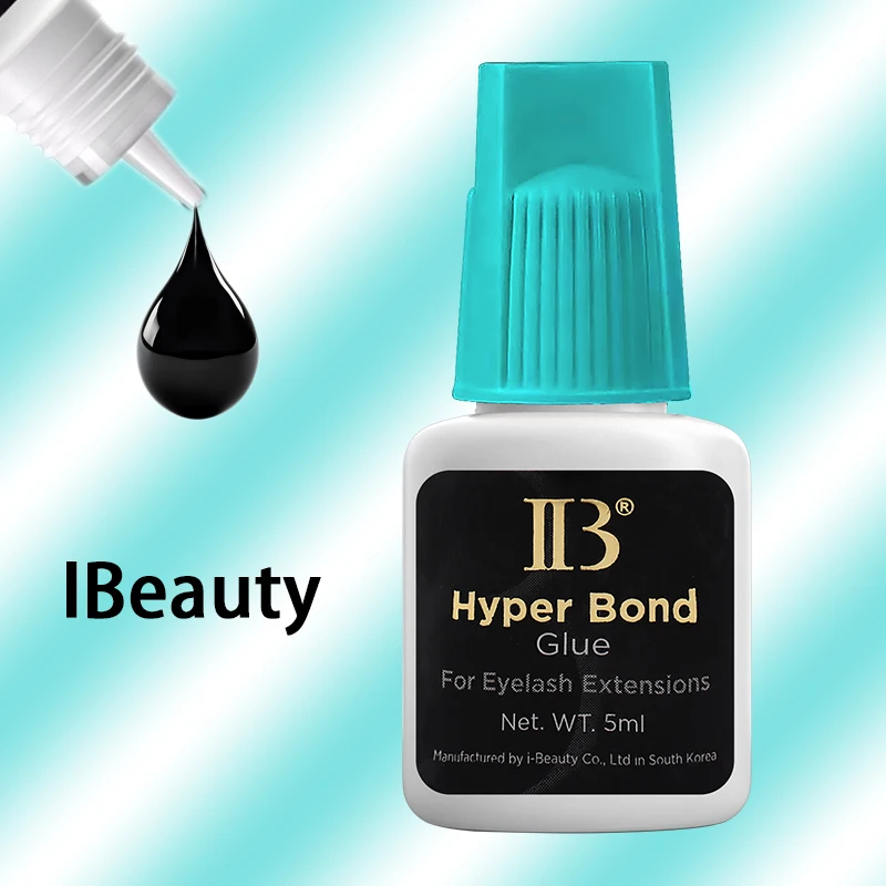 Фото 10 флаконов клея IBeauty Hyper Bond для наращивания ресниц, 5 мл, синяя крышка, корейские инструменты для макияжа, быстросохнущий (0,5 с), профессиональный магазин №5