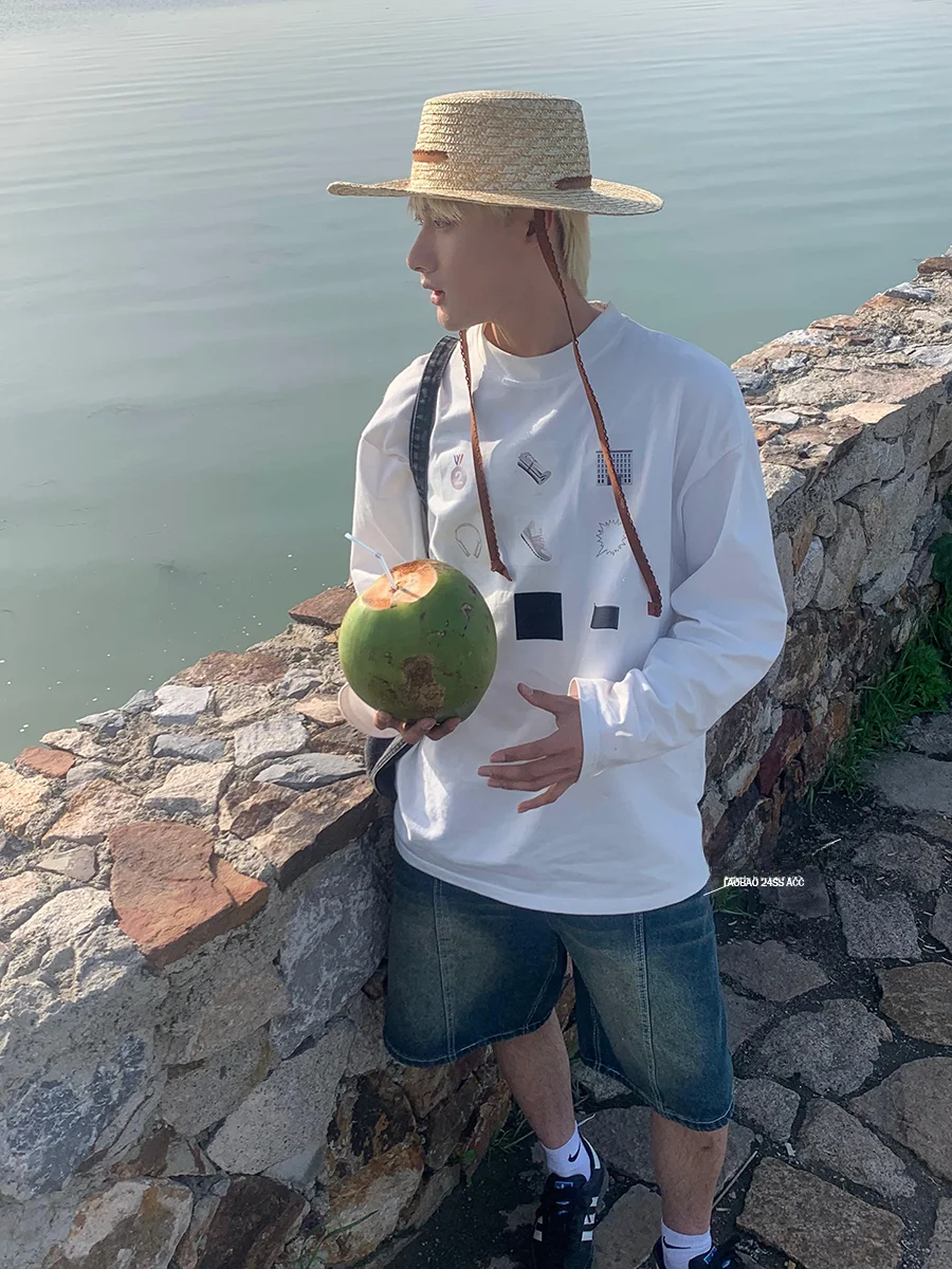 Панама с плоским верхом для мужчин и женщин праздничная соломенная шляпа отдыха