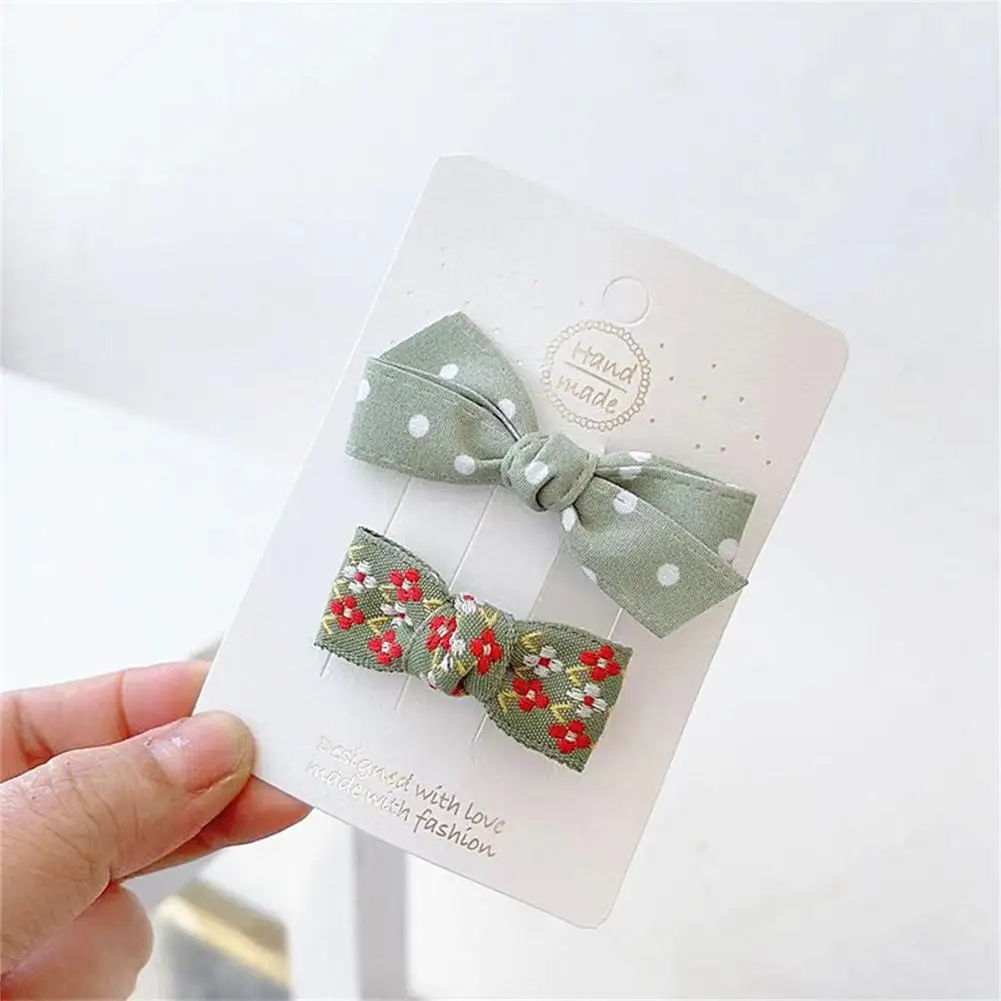 

Elastic Beautiful Photography Prop Baby Bowknot Hair Clip Accessories Fabric Children Hair Clip Attractive for Gift