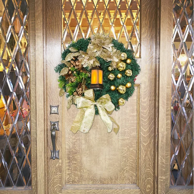 

Christmas Wreath Artificial Garland with Red Berries Christmas Decoration Windows Wall Outdoor Front Door New Year Decor Garland