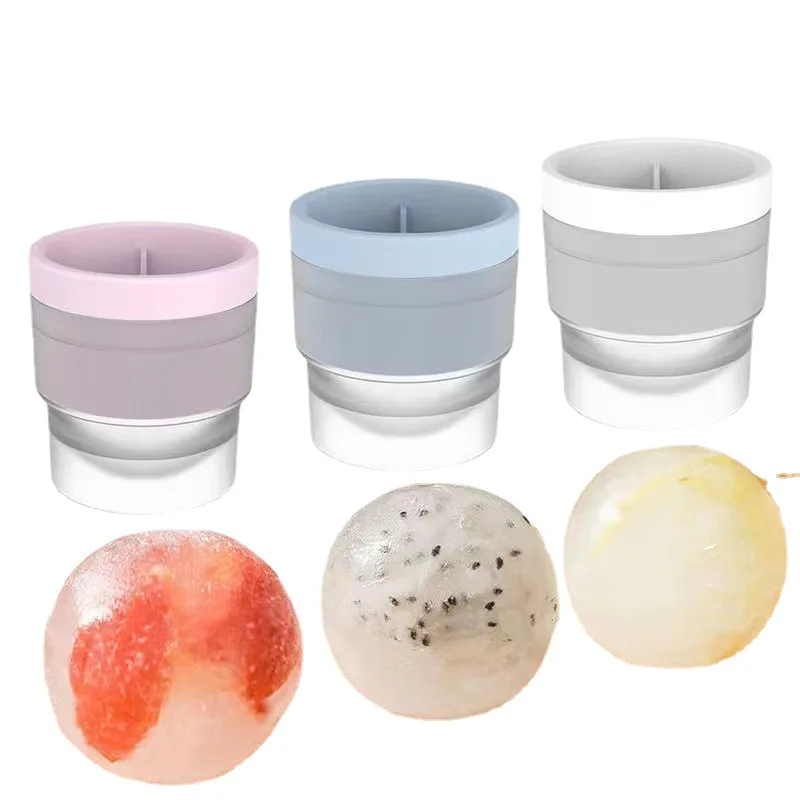 

Ball Shape DIY Ice Mould Summer Single Ice Cube Maker Big Ice Hockey Make Tool Whiskey Cocktail Kitchen Accessories