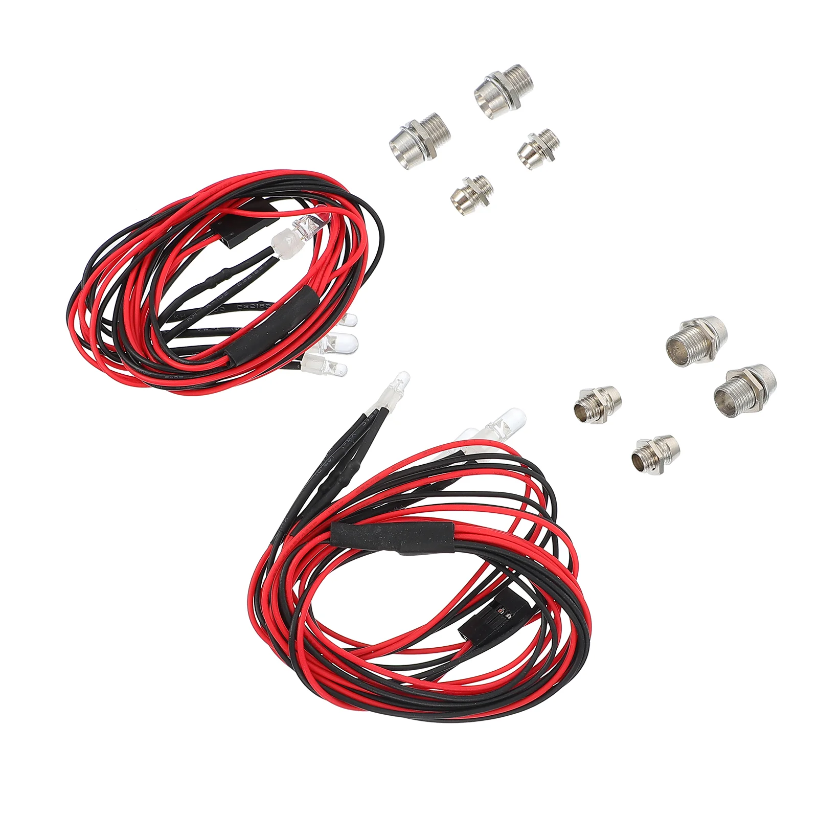 

2 комплекта прочная Замена 4 светодиосветодиодный радиоуправляемая светильник грузовик свет Радиоуправляемый автомобиль передсветильник ...