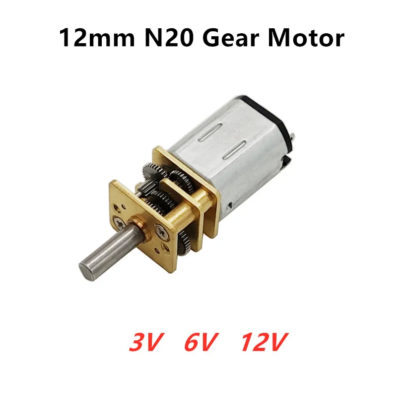 Редукторный двигатель N20 3 В/6 в/12 В