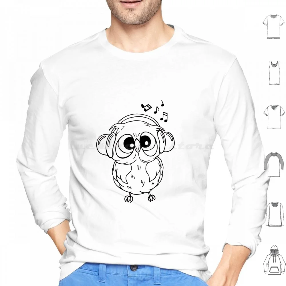 

Милые наушники с надписью «Сова», худи с длинным рукавом для прослушивания музыки, влажная сова, Ovoxo, сова, Дрейк, Сова, деревянная сова