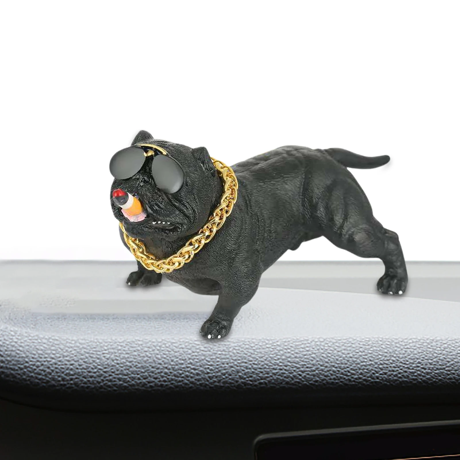 

Car Dashboard Decorations Bully Dog Car Interior Decoration Resin Car Interior Decoration Cute Creative Auto Home Decor For Men