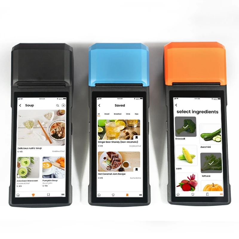 Фото Популярный продукт: Android POS-терминал H10, H10P, H10S, H10C с поддержкой принтера, считывателя NFC-карт и мобильной POS-системы. №5