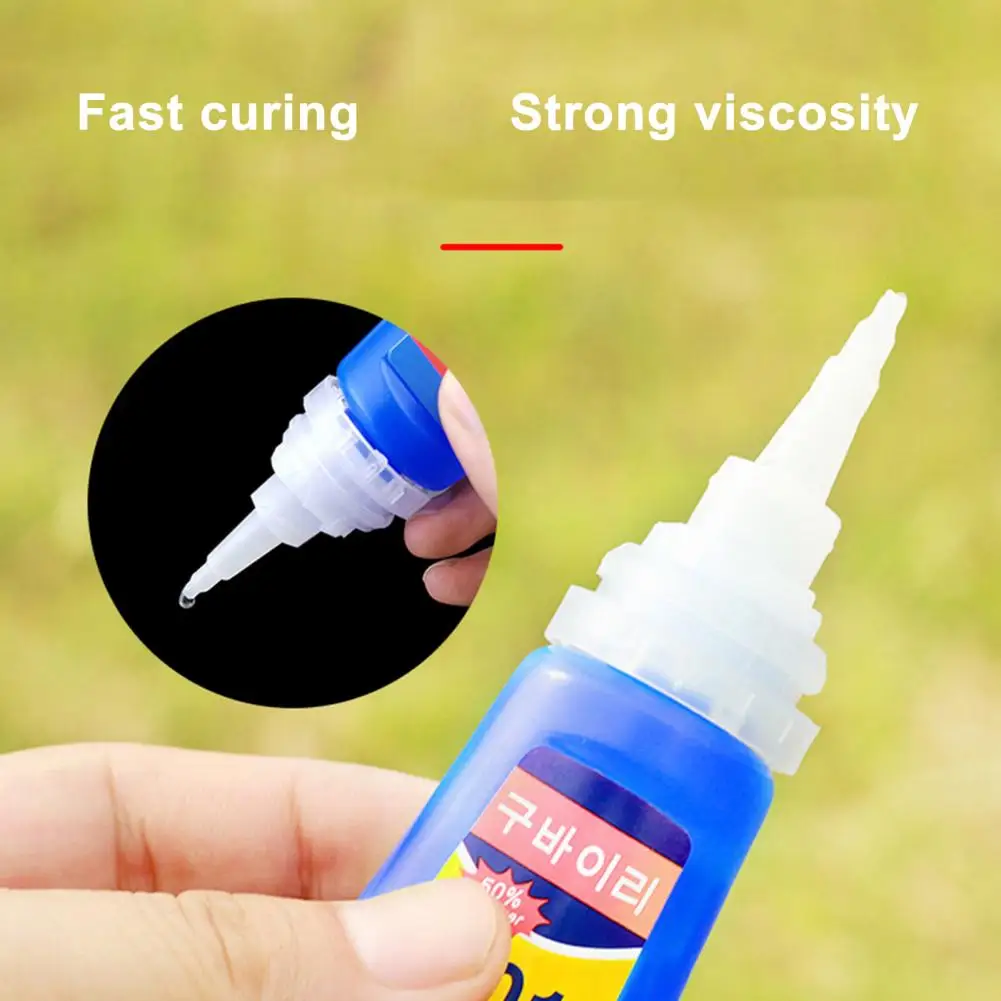 

20g Clear Liquid Fast Curing Portable Archery Feather Glue Multipurpose Professional Bow Arrow Quick-drying Glue for Shooting