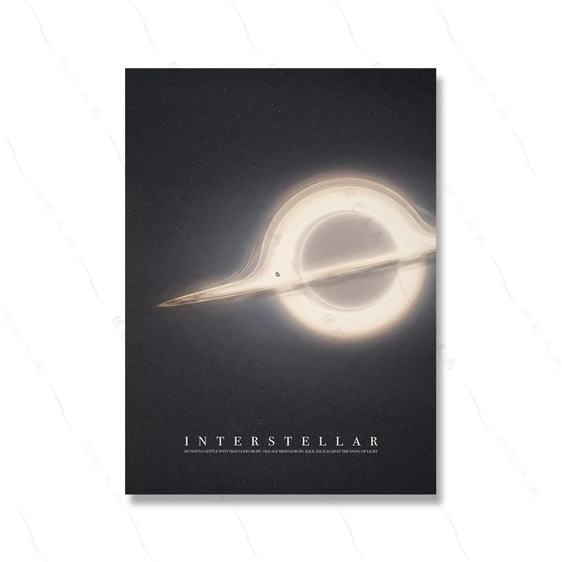 

Абстрактный постер "Черная дыра", канваса