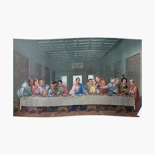 

The Last Supper Office Edition Poster Mural Print Wall Decor Picture Art Vintage Modern Funny Painting Room Decoration No Frame