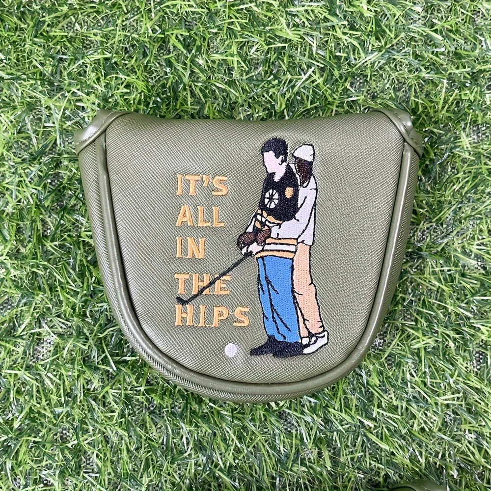 Утяжеленная голова клюшки для гольфа с вышитым чехлом и пряжкой из искусственной