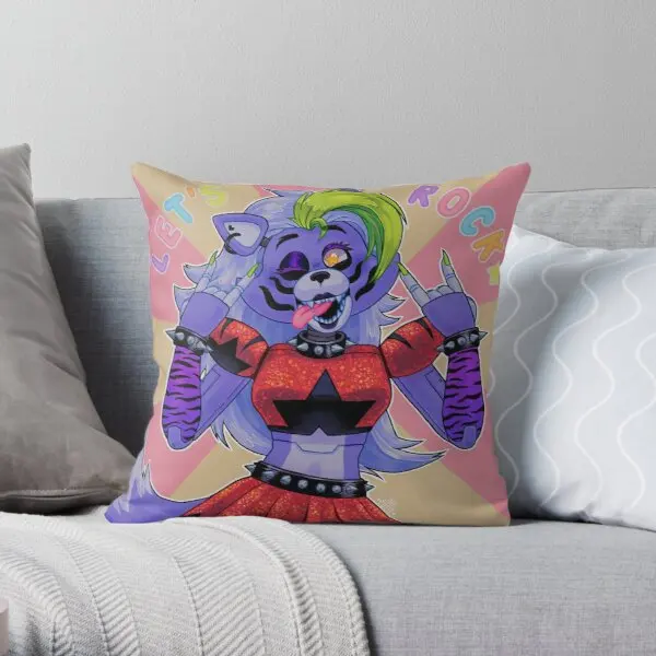 

Roxanne Wolf Printing Throw Pillow Cover Waist Wedding Sofa Square Anime Office Comfort Case Cushion Pillows not include