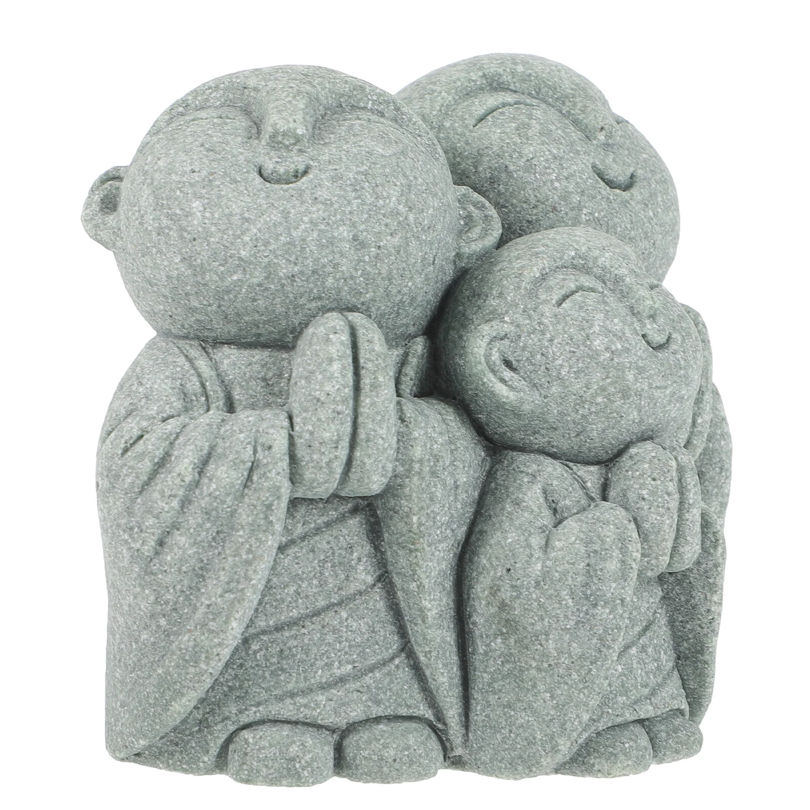 

India Aquarium Decor Small Betta Fish Tank Decorations Statue Green Sandstone Dashboard Home