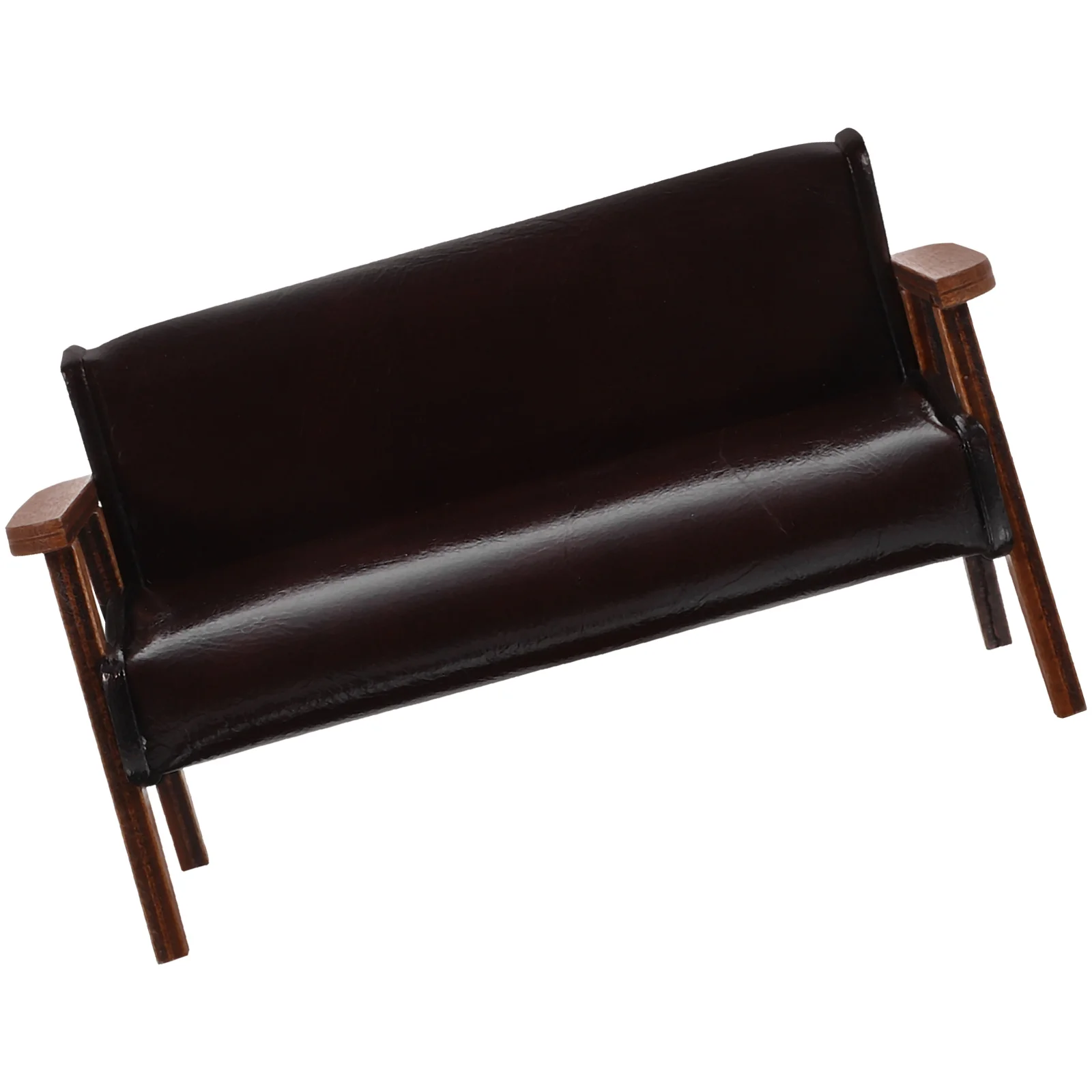 

Models Wooden Benches Outdoor House Chair Mini Decor Miniature Sofa For Individual