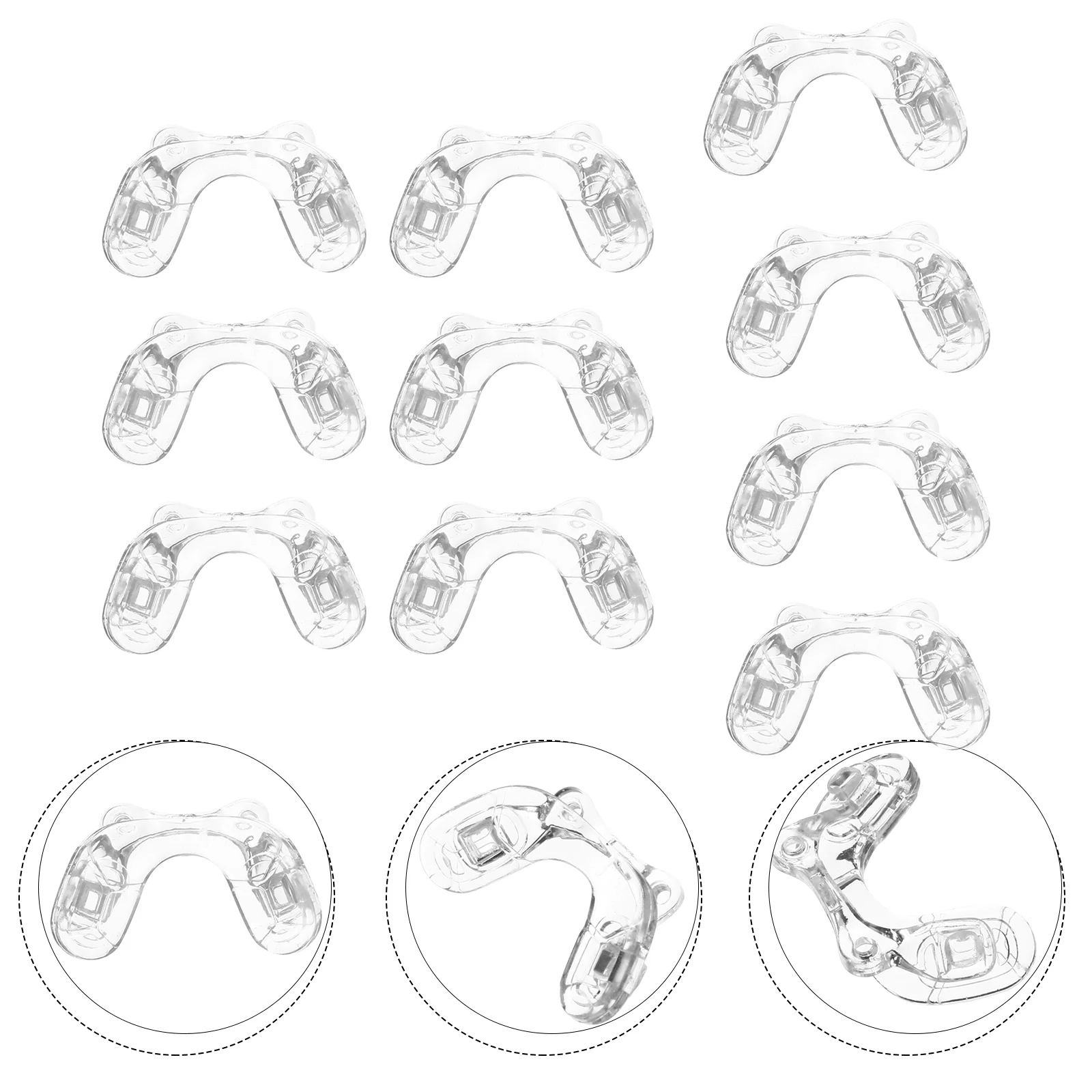 Мягкие силиконовые носовые упоры U нескользящие для очков аксессуары мостик Miss