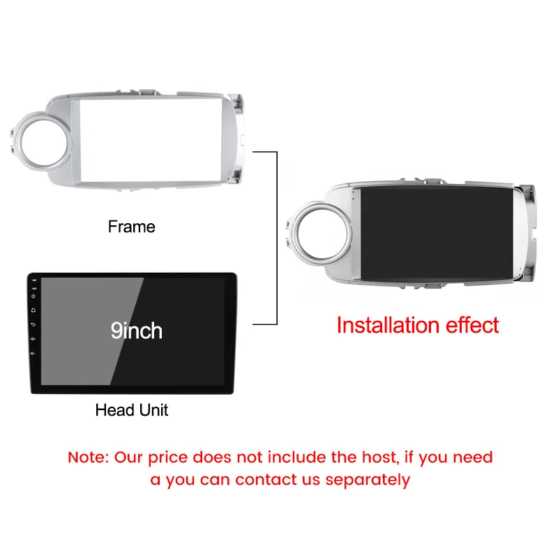 Автомобильная система Android мультимедийный плеер Радио Панель рамка для Toyota Yaris 2012