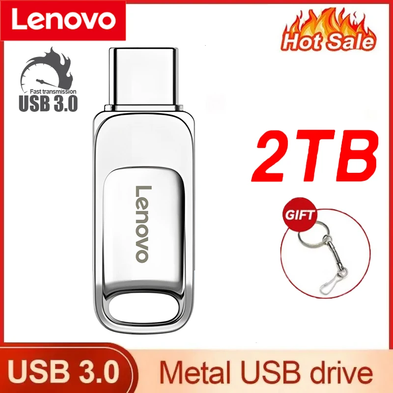Оригинальный флэш-накопитель Lenovo 2 ТБ 512 ГБ 1 USB 3 0 128