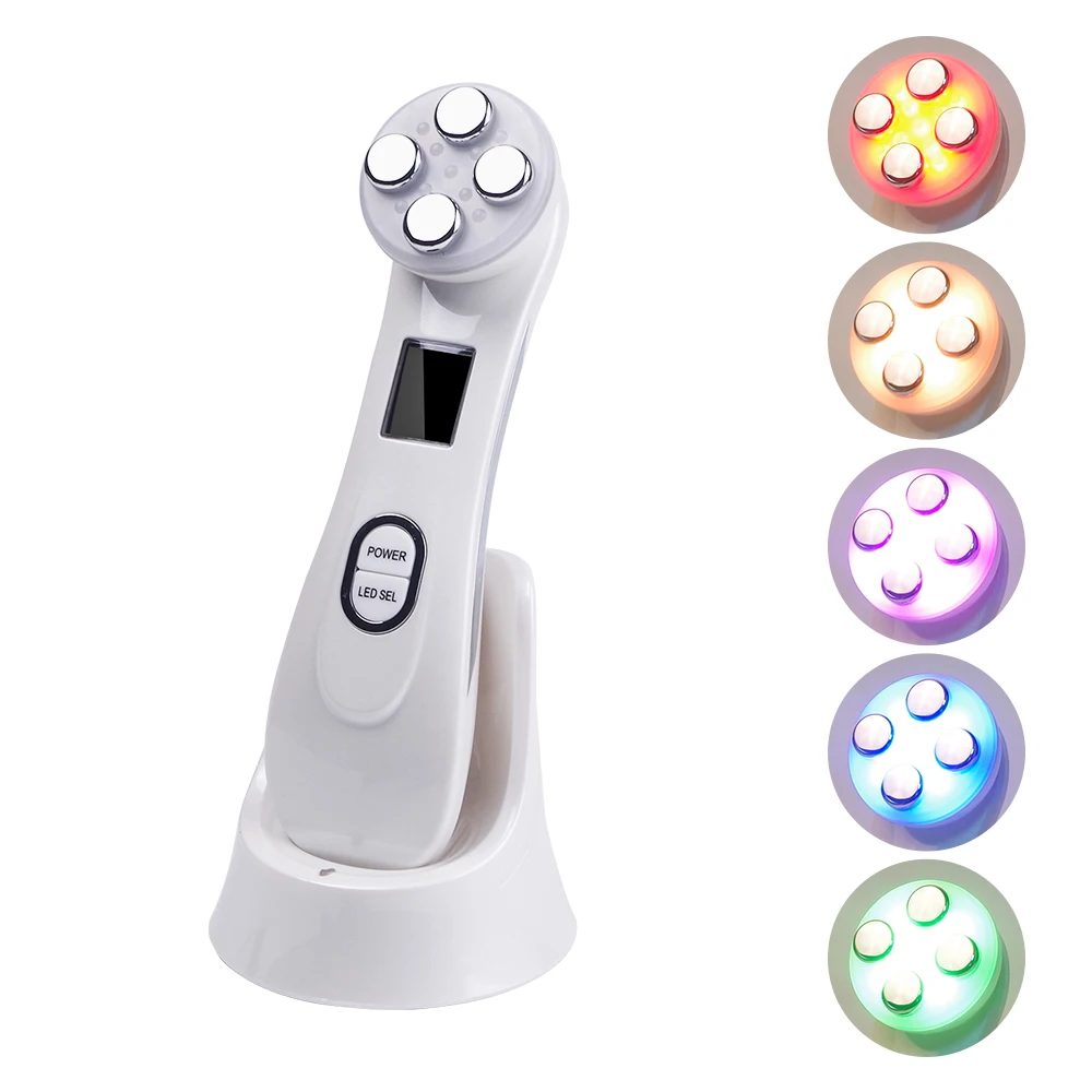 

RF LED Photon Face Lifting Massager EMS Skin Rejuvenation For Wrinkle Anti Aging Radio Frequency Skin Care Tool