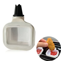 portable sauce holder tray reusable removable in car dipping cup fast food storage container automobile organizer supplies
