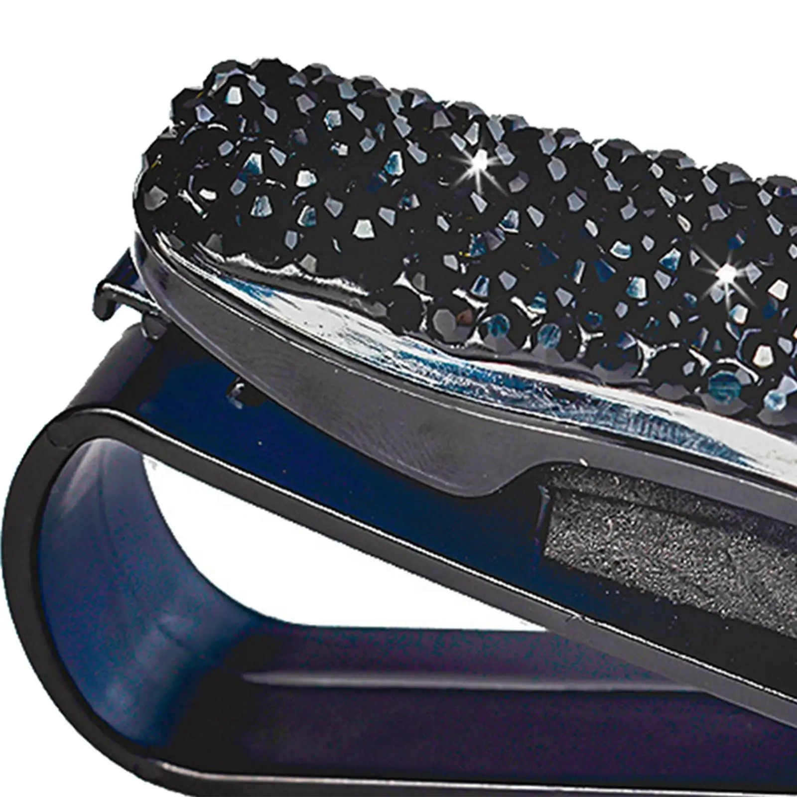 Сияющий автомобильный держатель для очков органайзер хранения прочное модное