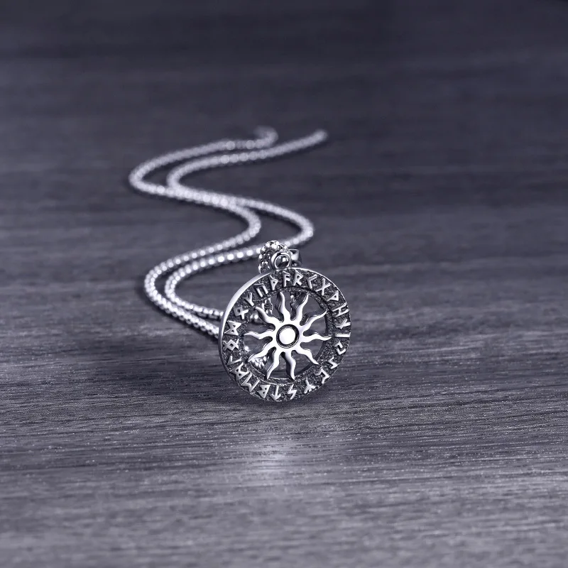 

Индивидуальная бижутерия, модное мужское ожерелье, винтажный кулон из нержавеющей стали с монетами