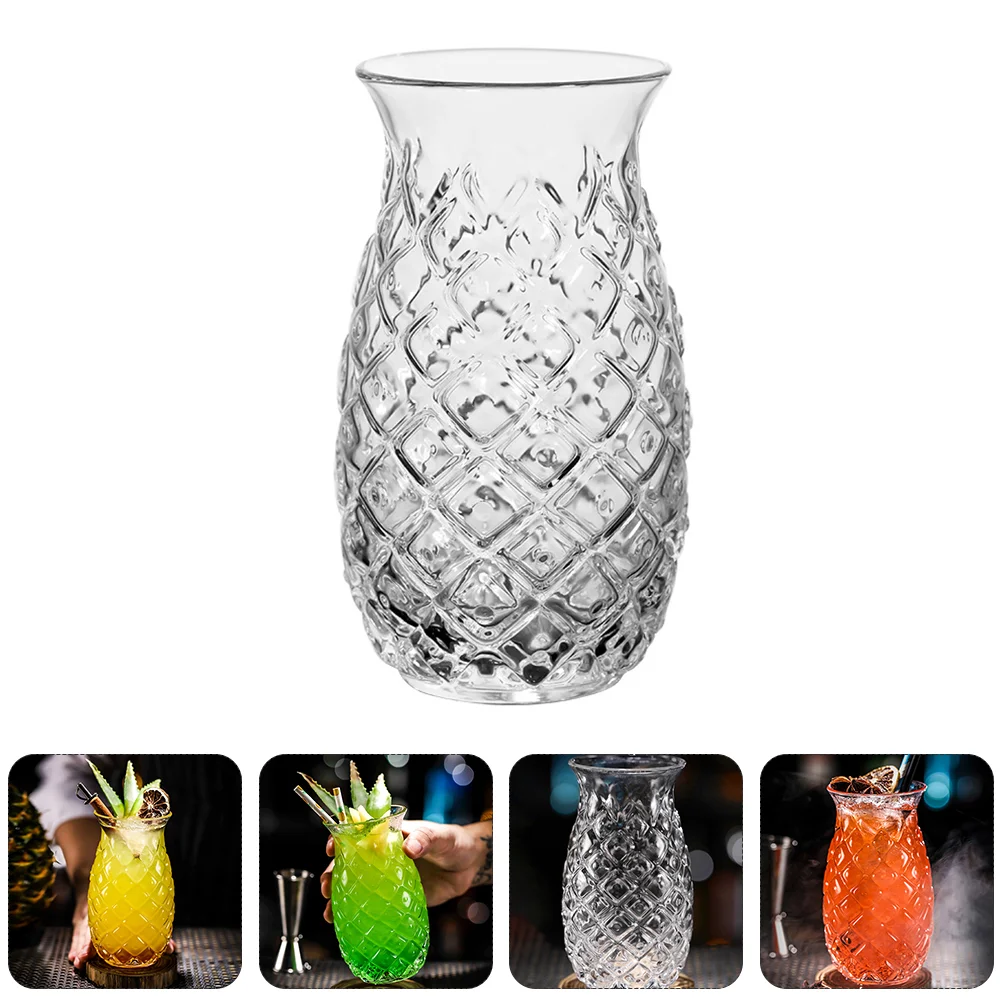 

Glasses Glasstiki Pineapple Cup Cocktail Vintage Glassware Drinking Tumbler Crystal Whiskey Embossed Fashioned Old Mug Style