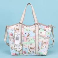 kawaii sanrio cute snoopy lesportsac anime cartoon joint tote bag shoulder messenger bag handbag casual bag toys for girls