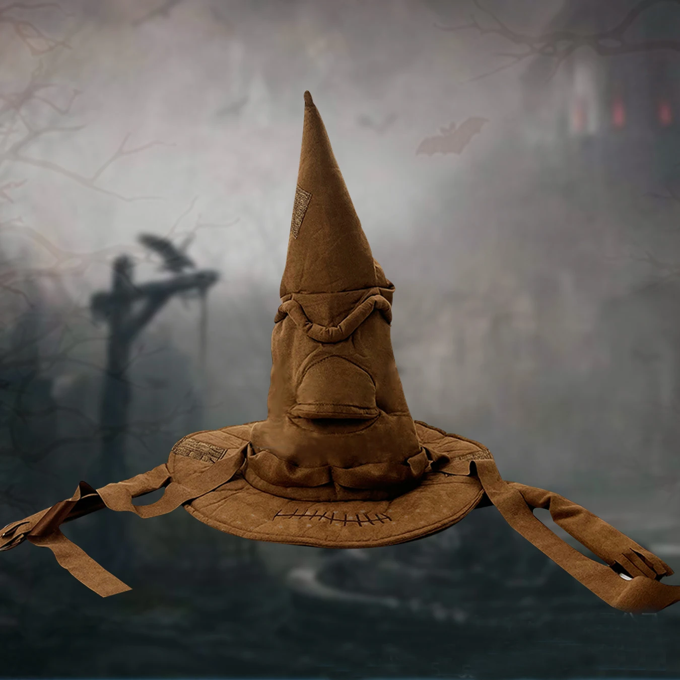 

Fashion Witch Wizard Hat All-match Pointed Potters Hat Halloween Dress Up Hat Cosplay Decoration Props Accessories for Women Men
