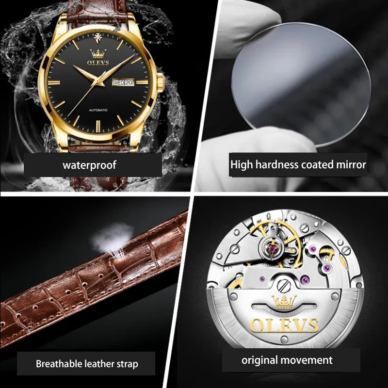 2022 new women's watch fashion watch women's mechanical watch Korean version belt waterproof women's watch enlarge