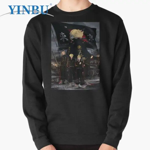 

Пуловер Токийский Revengers 2023-02, свитшот, новая уличная одежда, мужская модная одежда