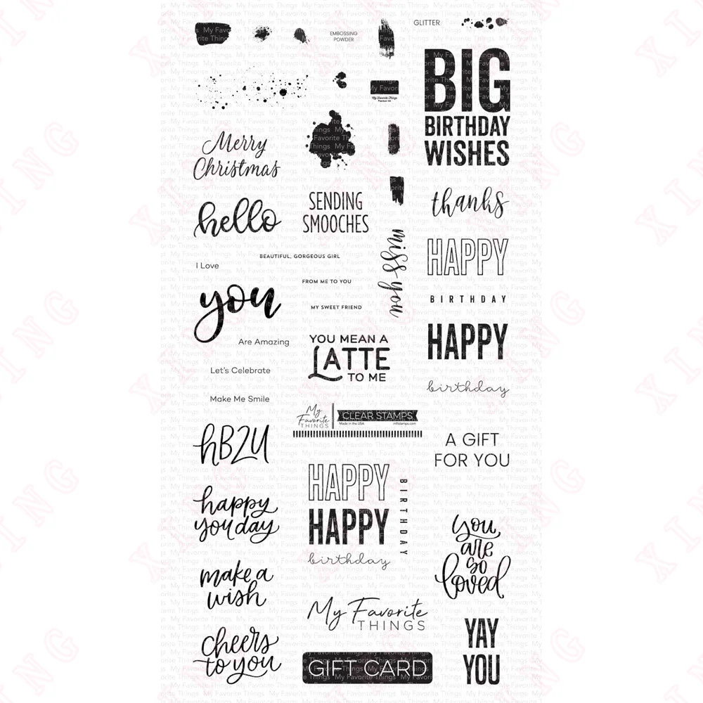 

New Arrival 2023 Album Card Cut Die Mini Messages and More Silicone Stamp Scrapbook Diy Handmade Decoration Craft Embossing Mold