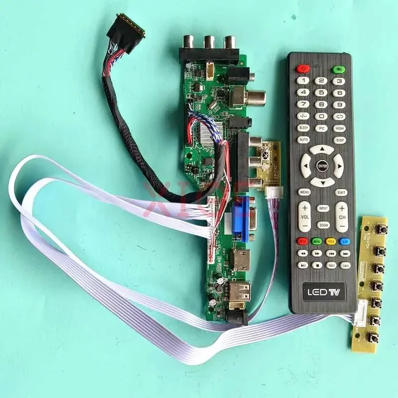 Плата драйвера контроллера для B133XTN01.0 B133XTN01.5 1366x768 DVB-T/C USB/DHMI/VGA/AV LVDS 40-контактный