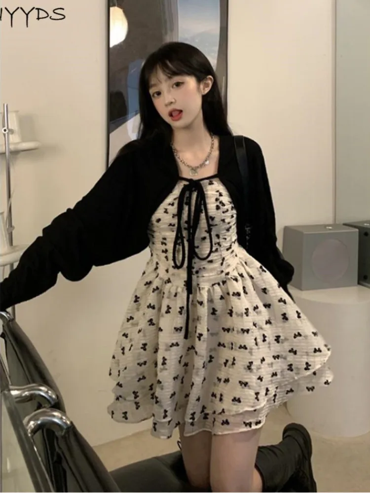 Новинка весна-лето 2022 комбинезон на бретелях юбка кардиган верхнее пальто костюм