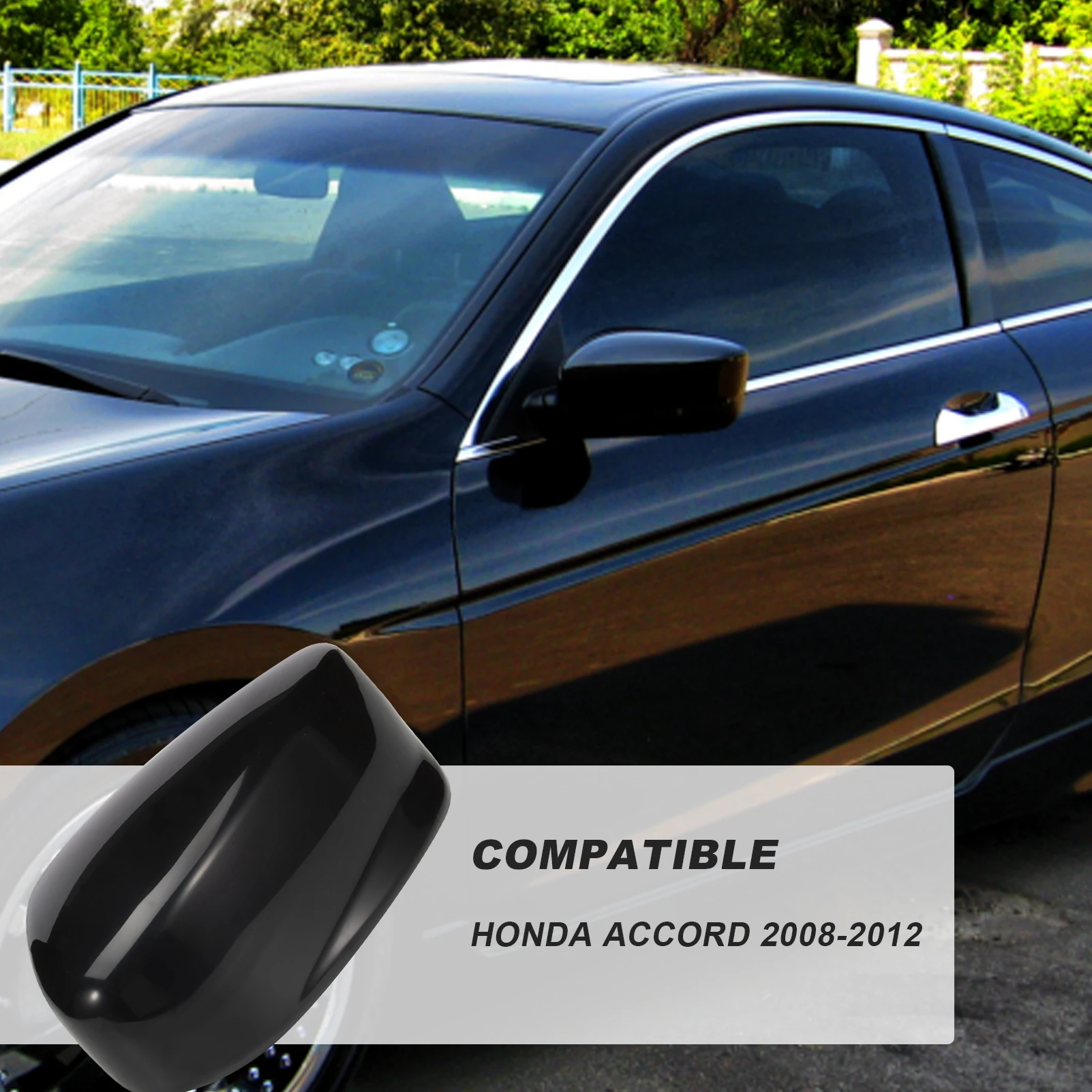 

76201-TC0-H01 Car Left Side Rear View Mirror Cover Sticker Trim Cap For Honda Accord 2008-2012 Car Accessories