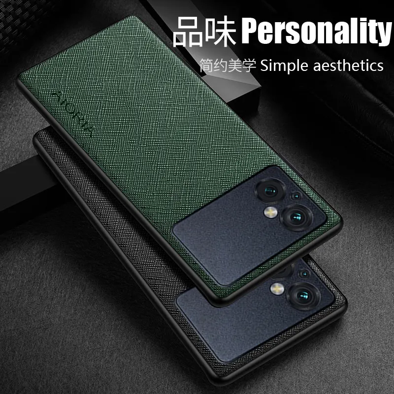 

Case for Xiaomi Poco M5 funda Cross pattern Leather cover Luxury coque for Poco m5 case