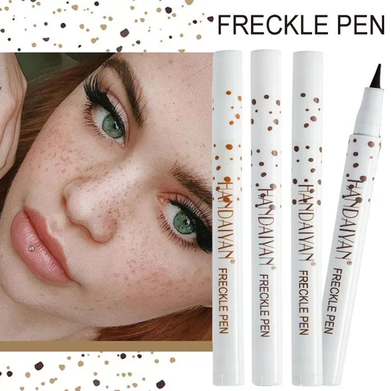 

Lifelike Freckle Pen Faux Freckles Makeup Pen Long Lasting Waterproof Neutral Lightweight Face Freckle Make Up Tool 1pcs