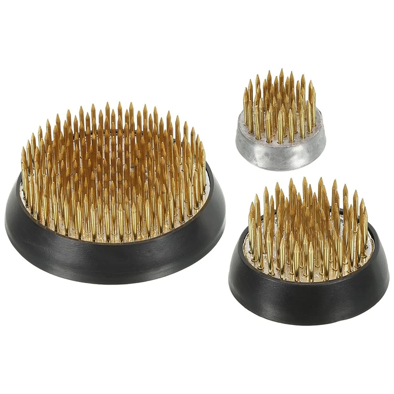 0 9/1 4/2 4 дюйма цветочные лягушки Ikebana Kenzan 3 шт. инструмент для аранжировщика цветов