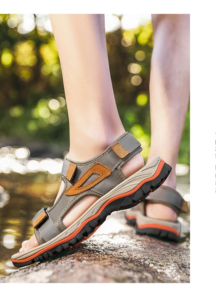 Мужские спортивные сандалии больших размеров 11 12 пропускающие воздух мужские