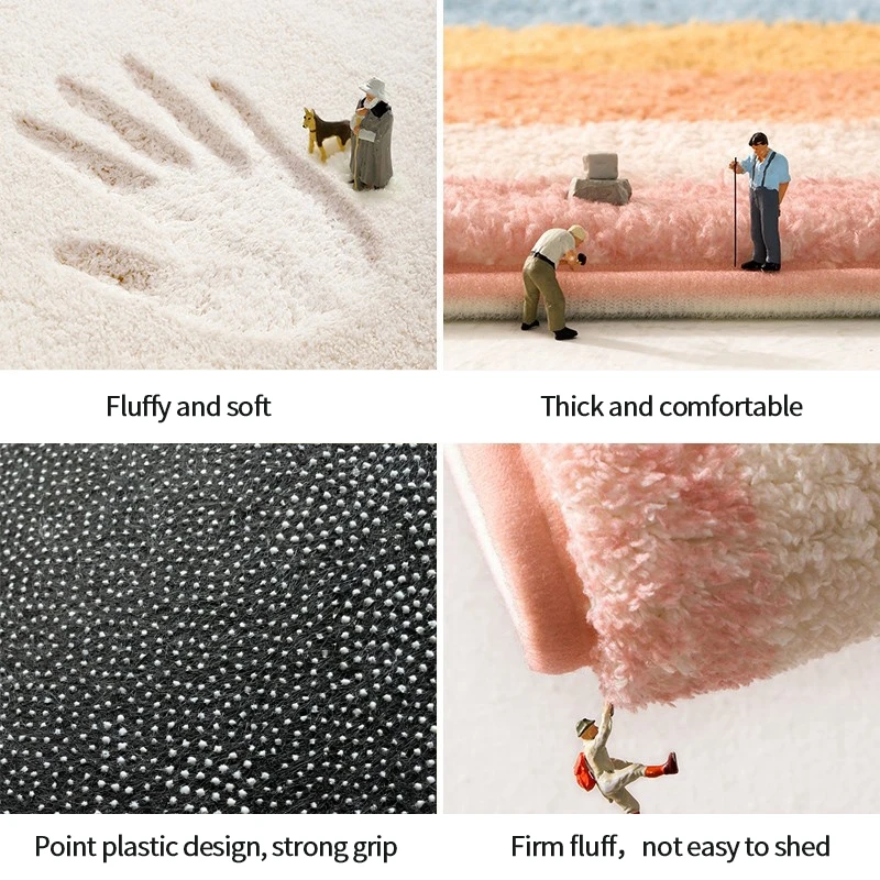 nordic area rug cloud shaped carpet soft furry rug living room non slip sofa chair mat plush baby play mats for living bedroom free global shipping