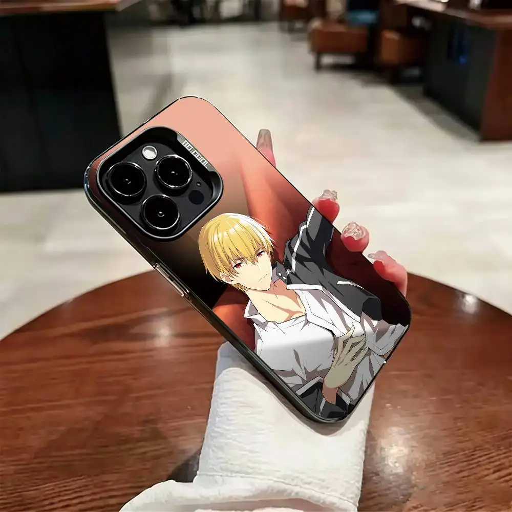 Фото Чехол для телефона Fate GO Game Anime Gilgamesh для iPhone 17, 16, 15, 14, 13, 12, 11 Plus, Pro Max, XS, цветной, с серебряным покрытием внутри №4