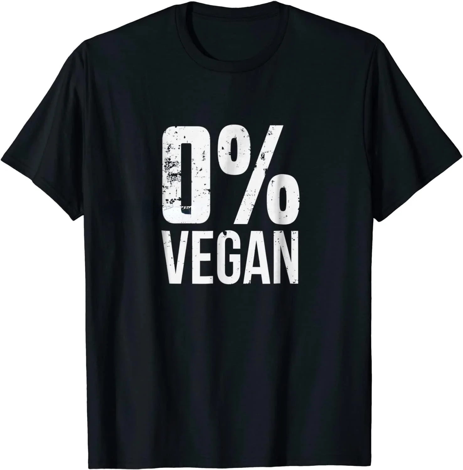 

Zero Percent Vegan Funny BBQ Carnivore Meat Eater T-Shirt Top T-shirts for Men Printing Tops Shirts humor clothing